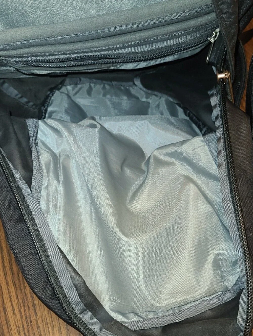 The North Face Black Solid State Backpack With Rose Gold Logo